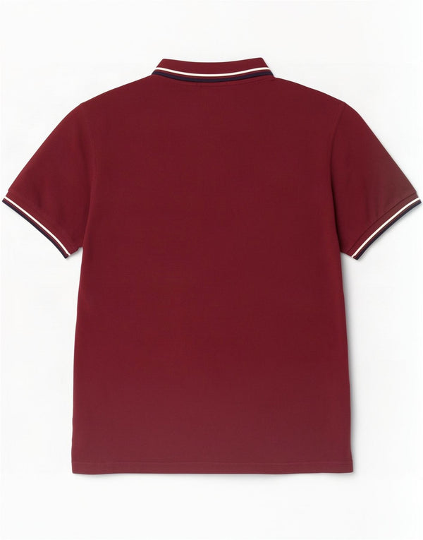 Męska koszulka polo Fred Perry 2XL, bordowa, bawełniana w paski