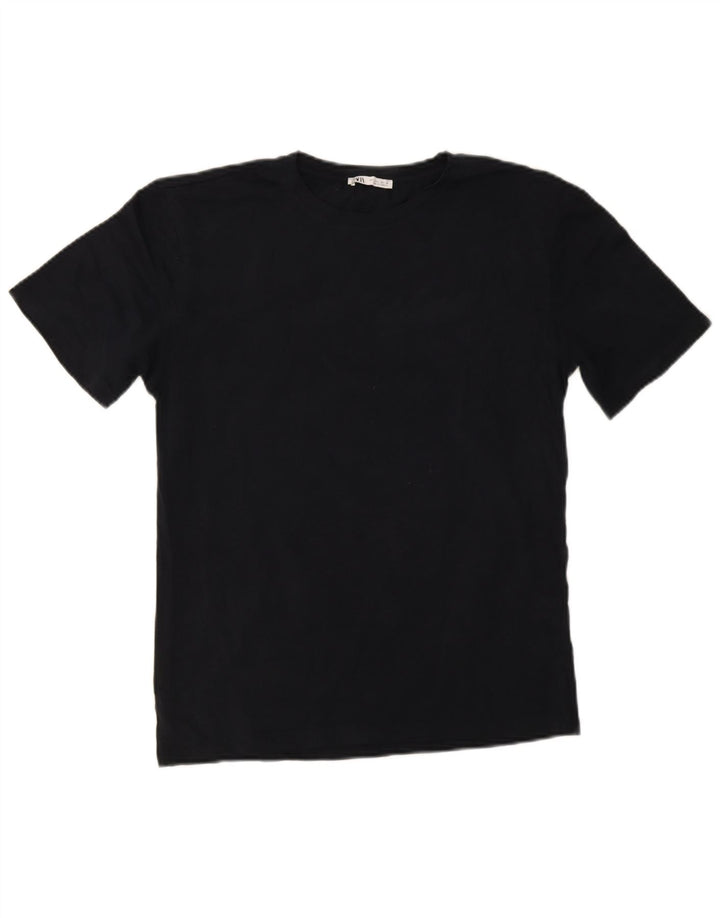 T-shirt męski Zara, duży, granatowy