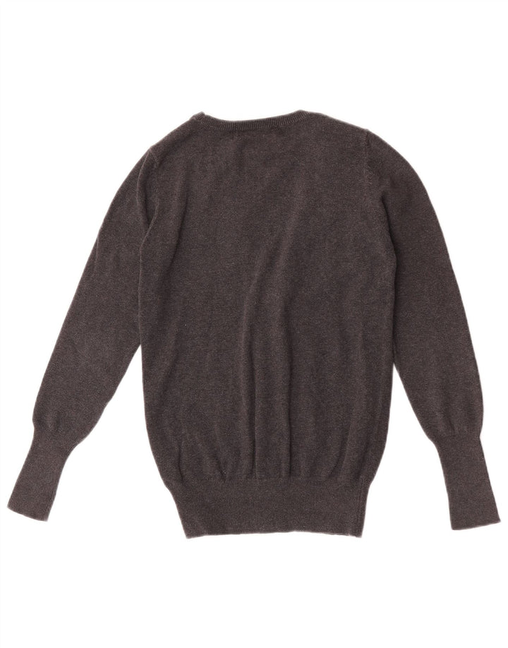 Sweter damski Zara UK 12, średnioszary, bawełniany
