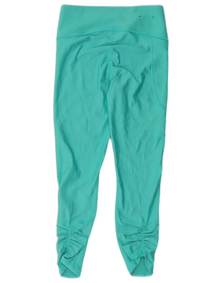 Damskie legginsy Capri Under Armour UK 12, średni turkusowy poliester