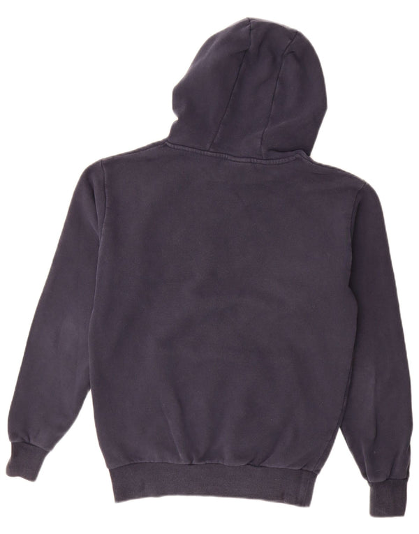 Damski sweter z kapturem Ellesse z grafiką, oversize UK 8, mały, granatowy, bawełniany