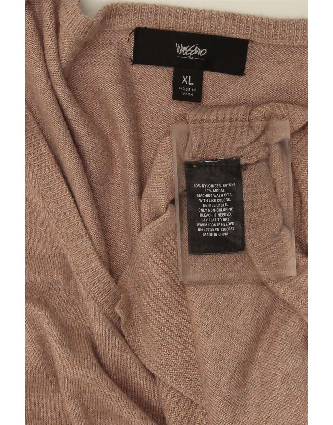 MOSSIMO Womens Jumper Dress UK 18 XL Brown Nylon Vintage Mossimo and Second-Hand Mossimo from Messina Hembry 