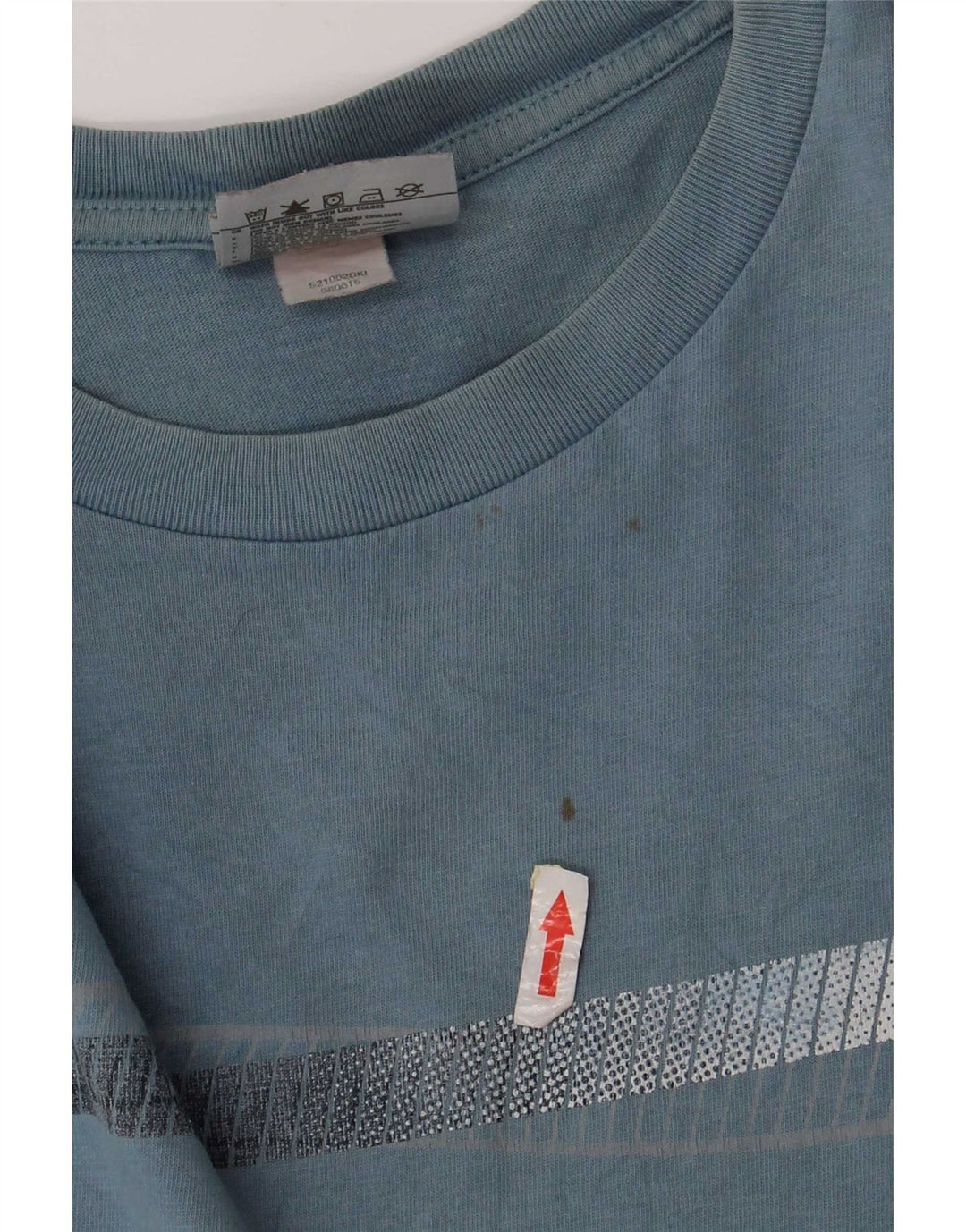 T-shirt męski Nike, mały, niebieski, bawełniany
