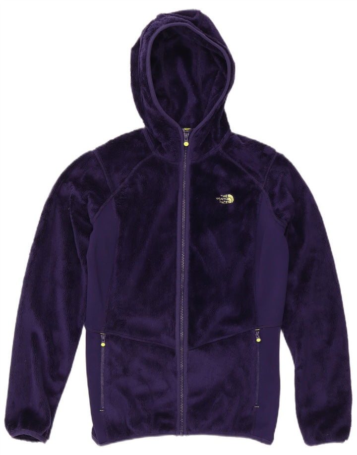 Damska kurtka polarowa z kapturem The North Face UK 14, średni fiolet, poliester