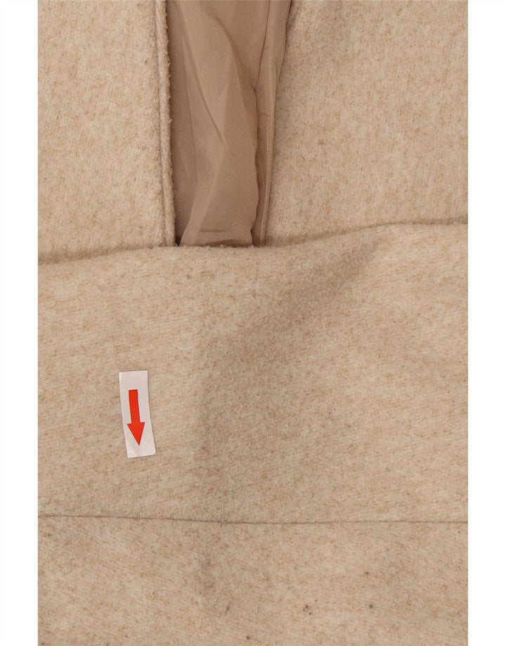Płaszcz damski oversize, otwarty, zara, UK 6 XS, beżowy