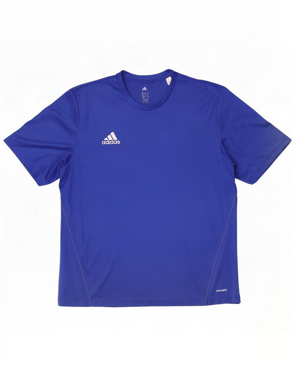 Adidas Męska koszulka Climalite Top XL Niebieski poliester