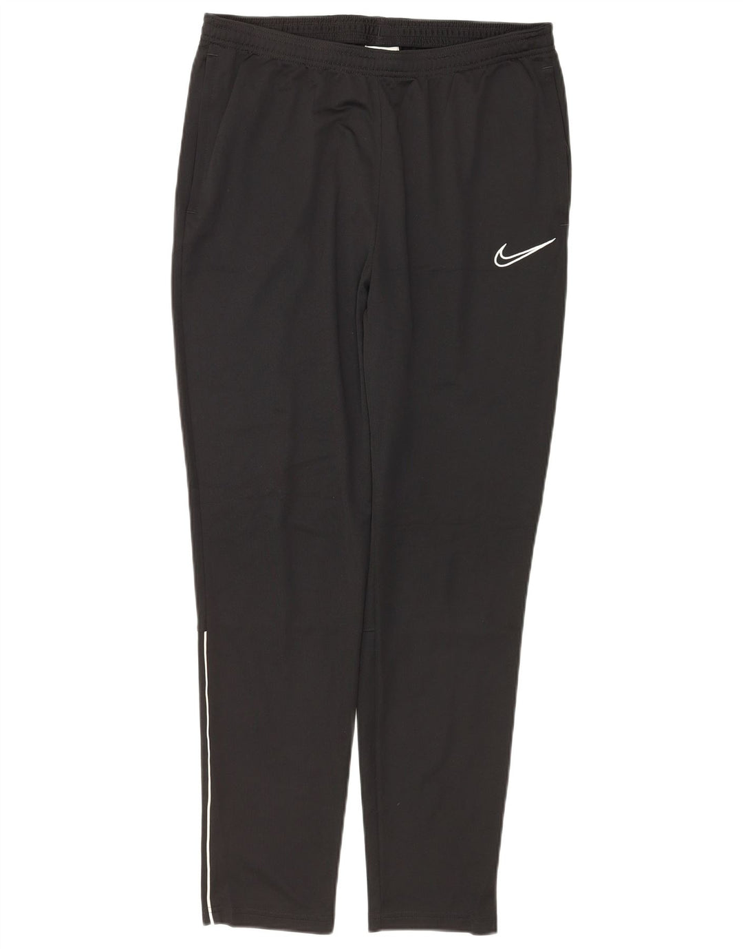 Damskie spodnie dresowe NIKE Dri Fit UK 14, duże, czarne, poliestrowe