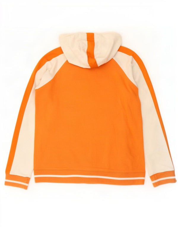 Sweter damski Sergio Tacchini Milano z kapturem i zamkiem UK 16, duży pomarańczowy