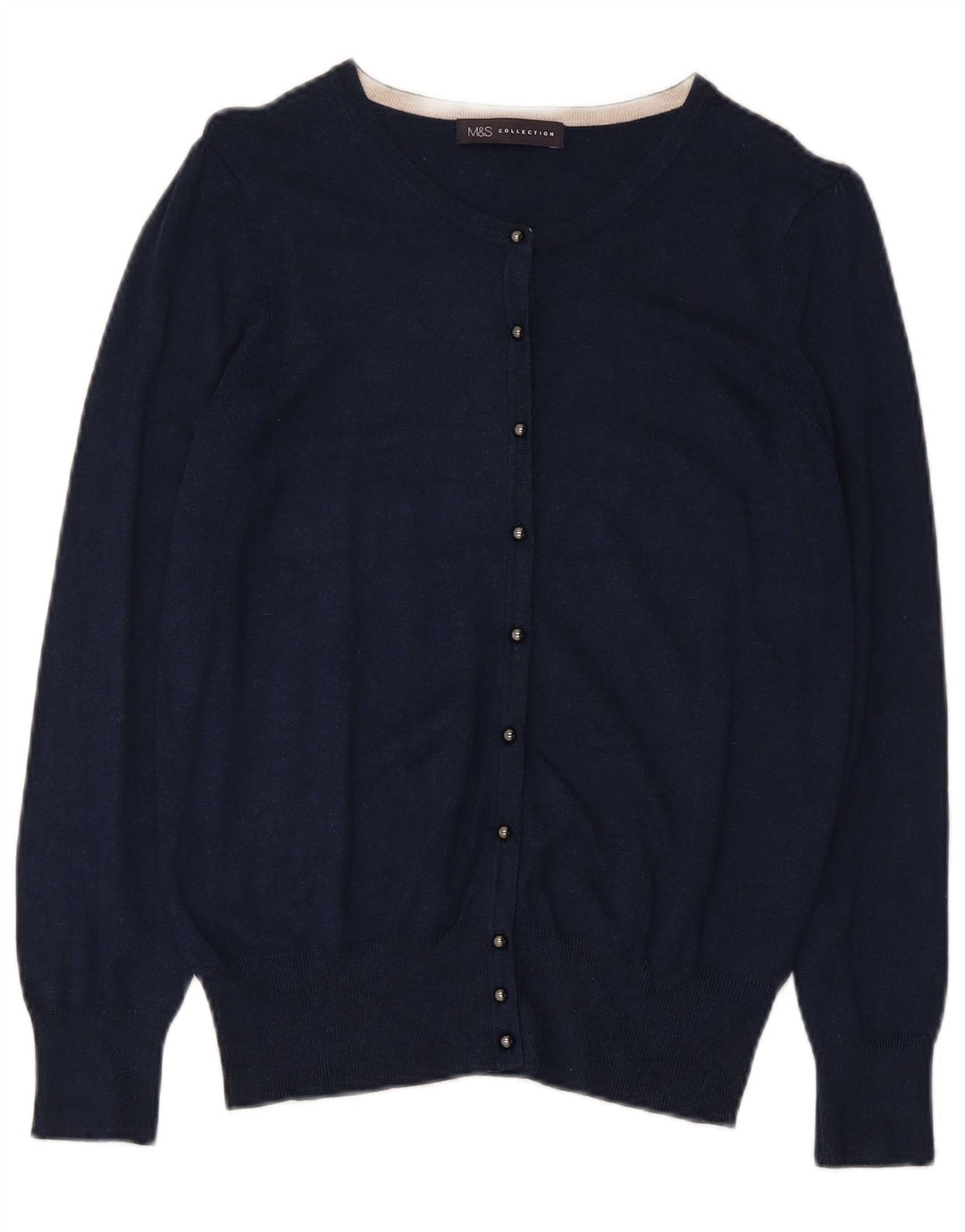 Sweter damski Marks & Spencer UK 12, średni granatowy, wiskoza