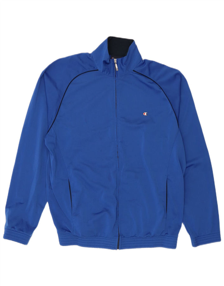 Męska kurtka dresowa Champion 2XL, niebieski poliester