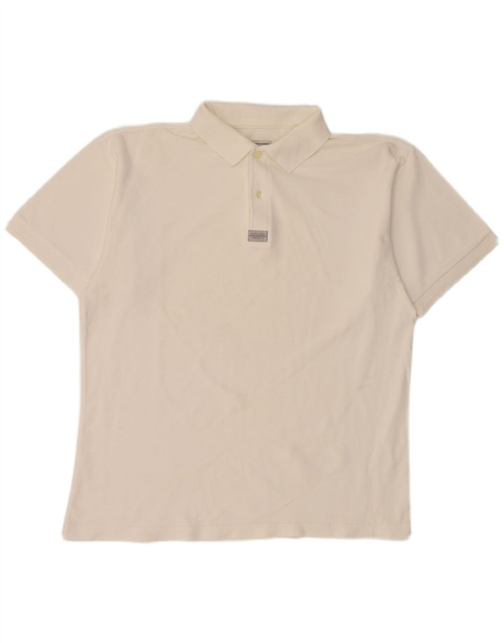 Męska koszulka polo Levi's, duża, biała