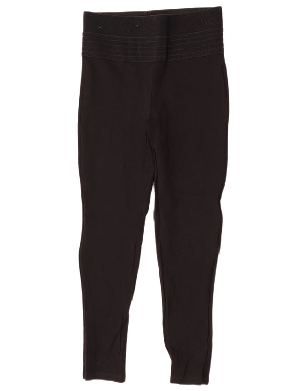 Damskie legginsy z wysokim stanem Zara, średni czarny poliamid