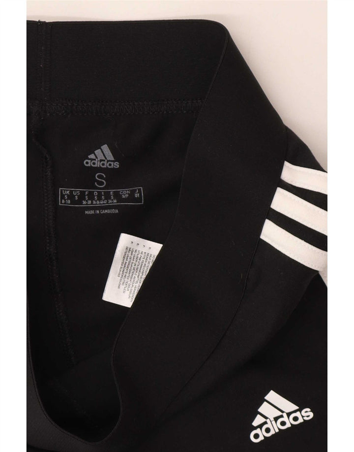 Legginsy Damskie Adidas UK 8/10 Małe Czarne Bawełniane