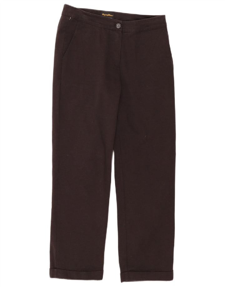 REFRIGIWEAR Damskie proste, przycięte spodnie, małe W28 L25 Czarna bawełna