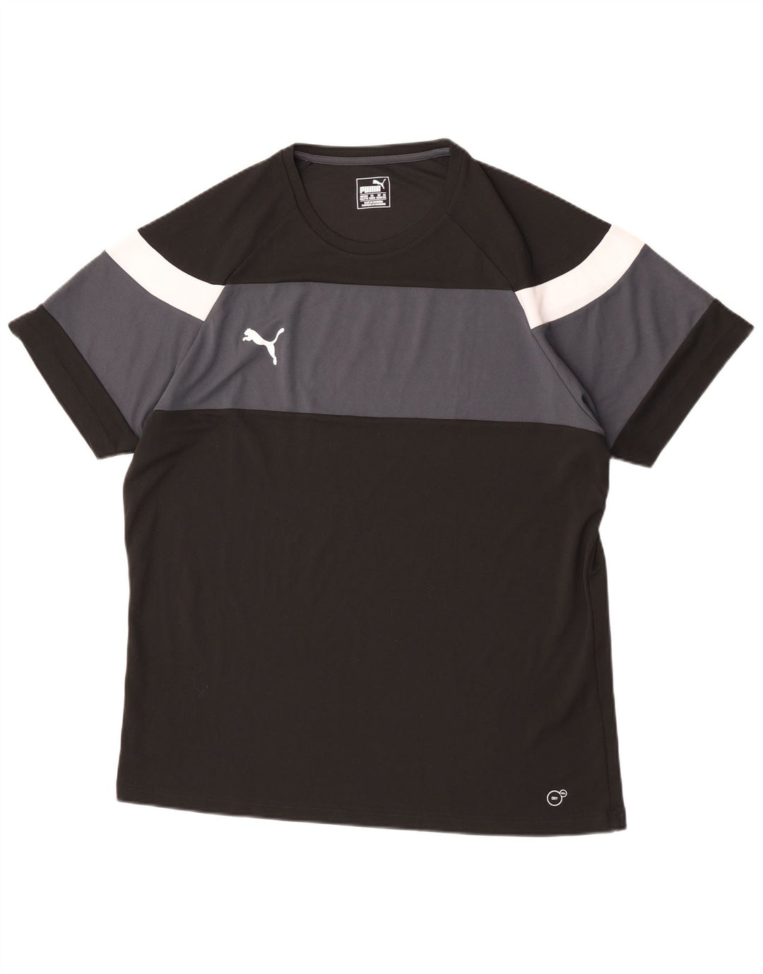 Męski T-shirt PUMA Top 2XL Czarny z blokami kolorów