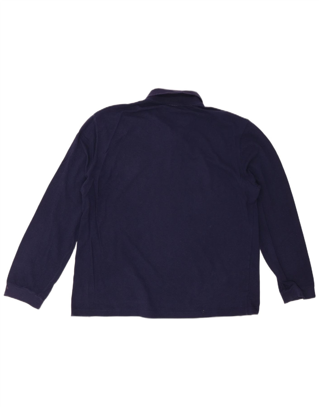 Męska koszulka polo LACOSTE z długim rękawem, rozmiar 5, duża, granatowa, bawełniana