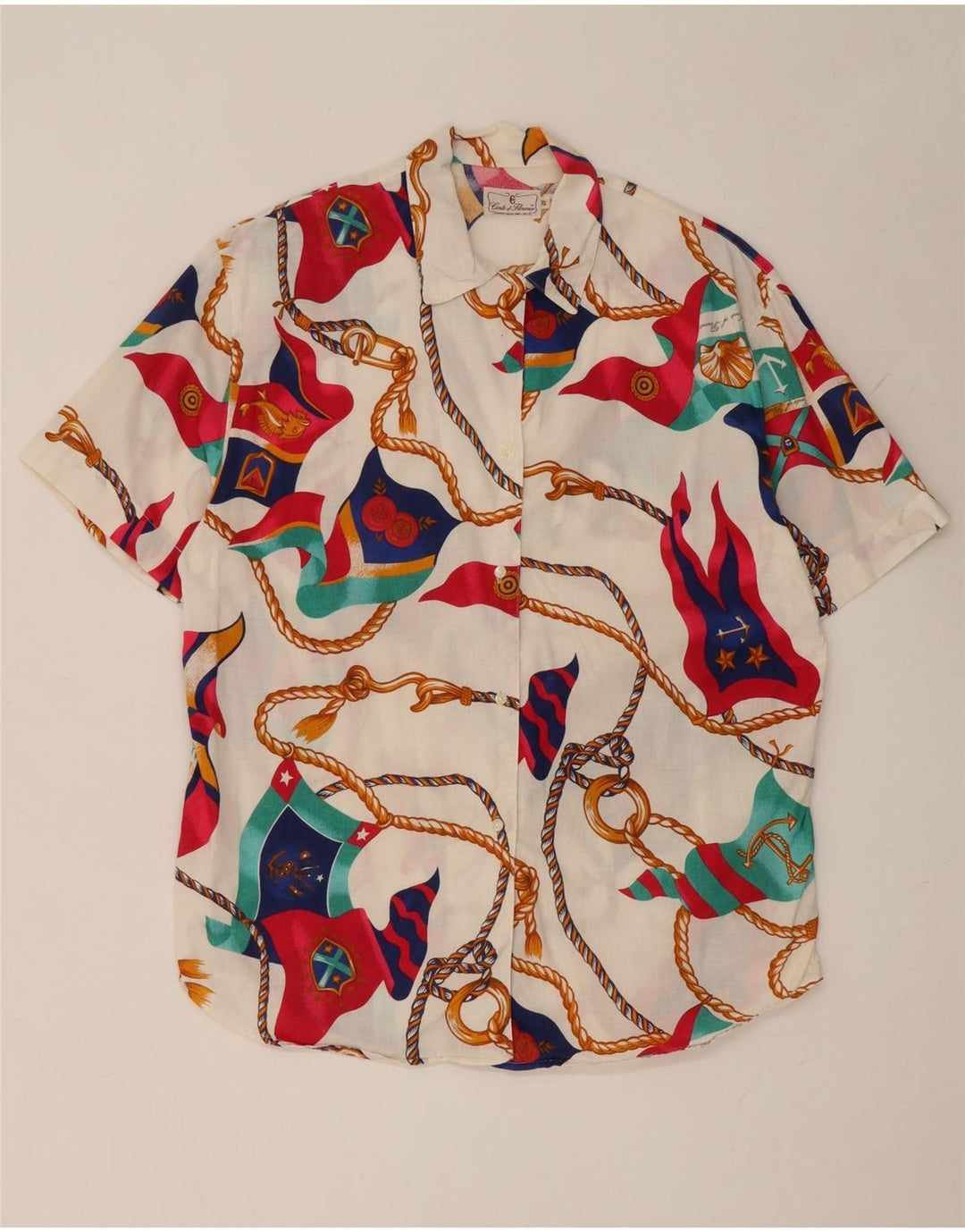 Koszula damska Conte of Florence w abstrakcyjny wzór, UK 18 XL, wielokolorowa