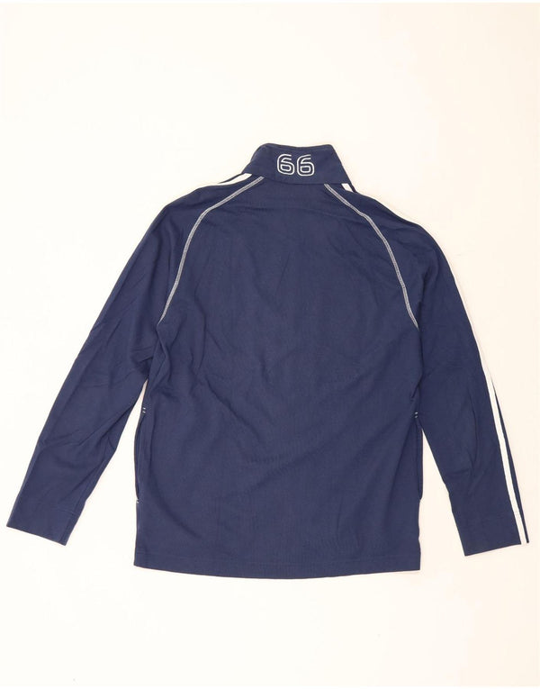 Męska kurtka dresowa Sergio Tacchini z grafiką, duża, granatowa, bawełniana
