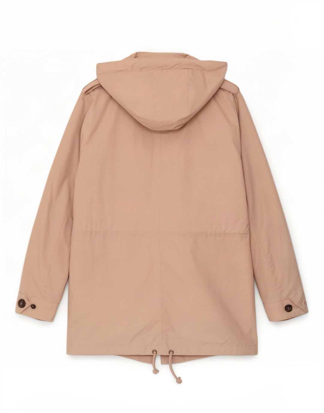 Marks & Spencer Damska kurtka wojskowa parka z kapturem UK 12, średni róż