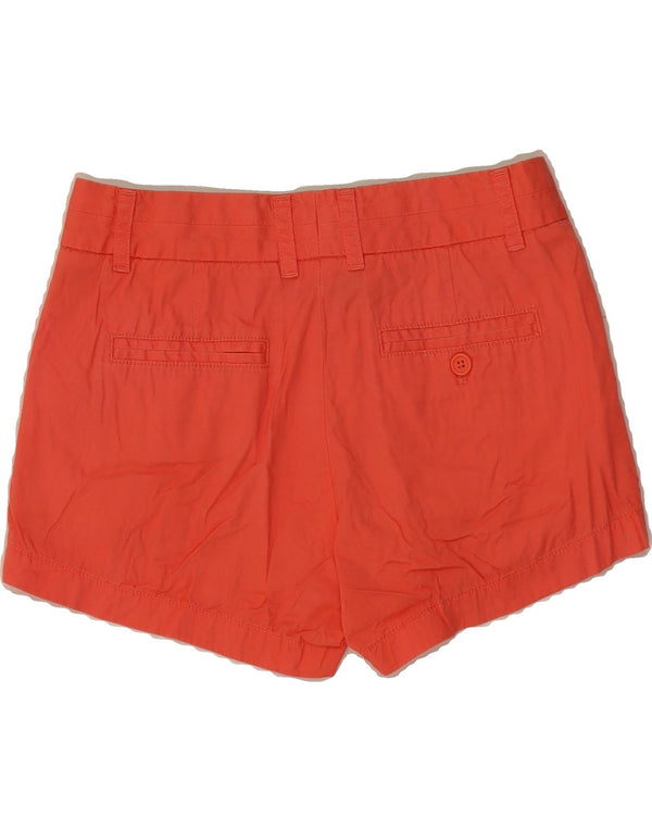 J. CREW Womens Broken In High Waist Chino Shorts US 0 XS W28  Orange