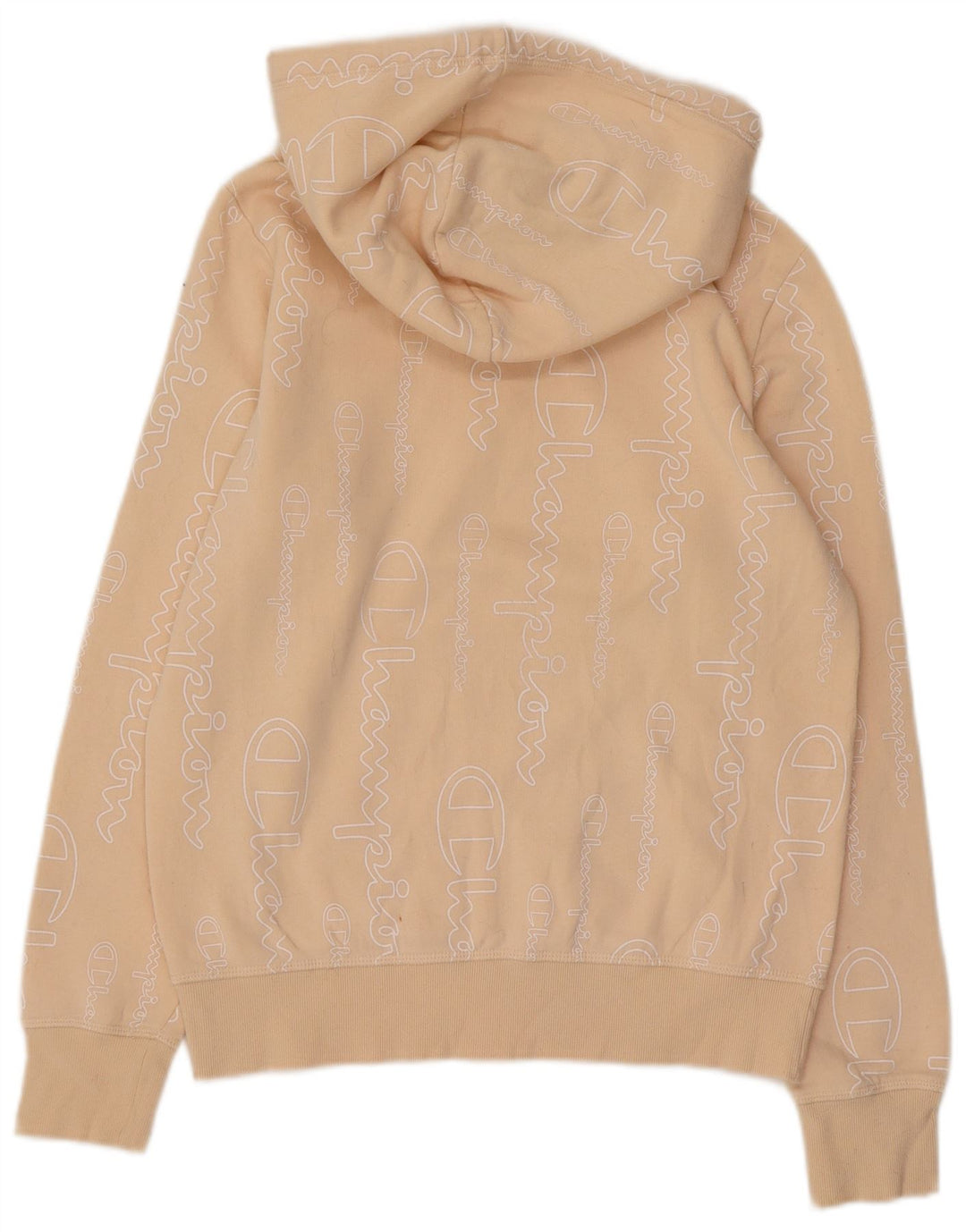 Damska bluza z kapturem Champion Graphic UK 12 Medium Beige
