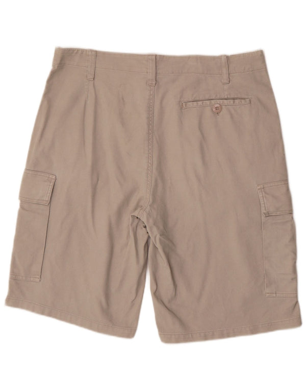 Męskie spodenki cargo w stylu vintage 2XL W38 Szara bawełna