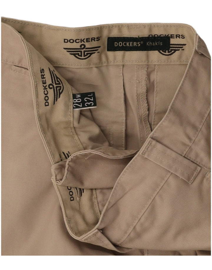 Męskie spodnie typu chino DOCKERS khaki W28 L29 beżowe