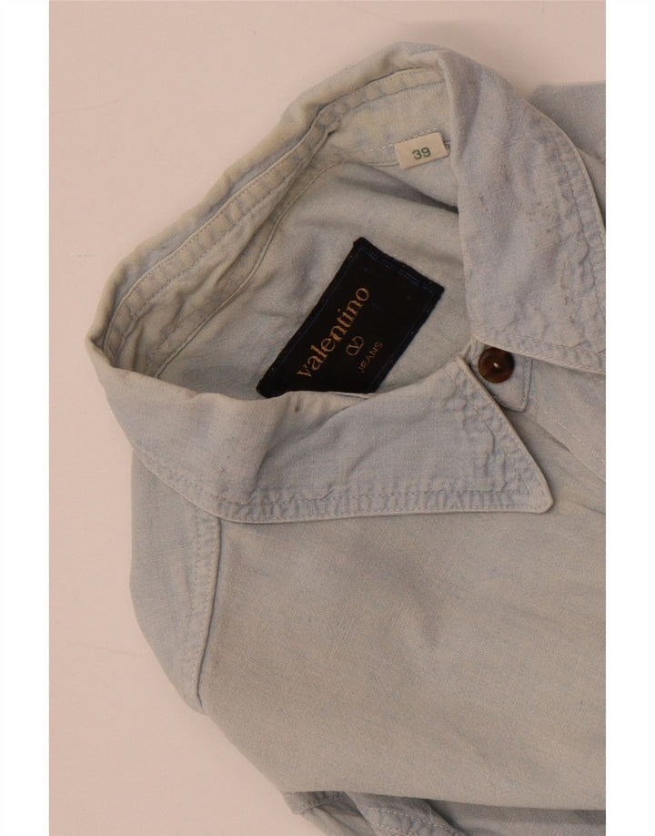 Koszula męska Valentino rozmiar 39, średni niebieski