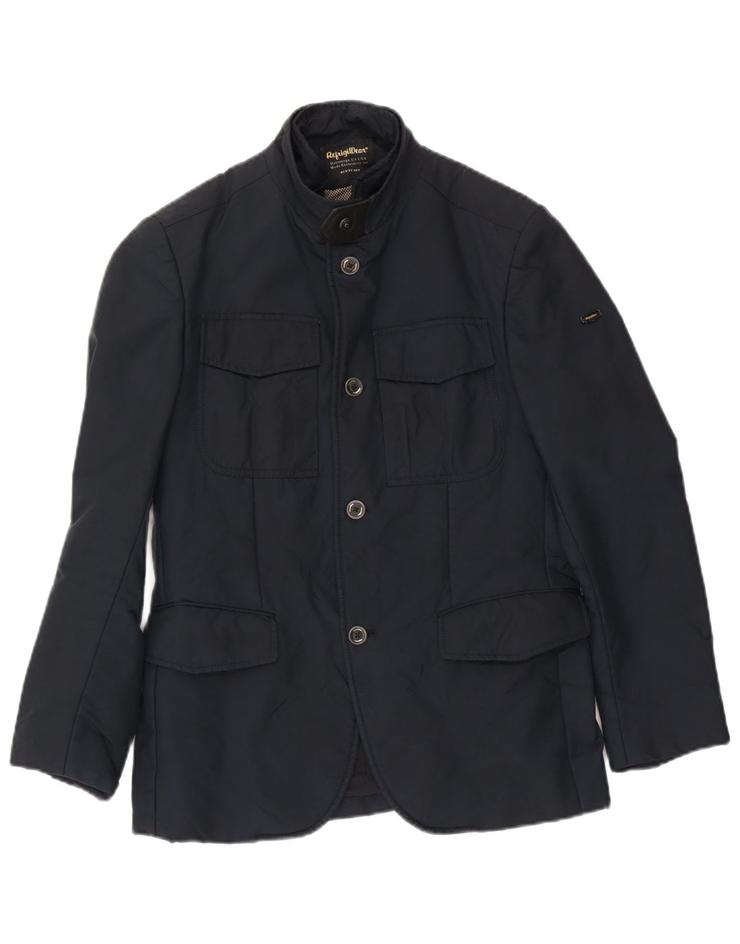 Męska kurtka wiatrówka Refrigiwear Blazer IT 48 Średni granatowy nylon
