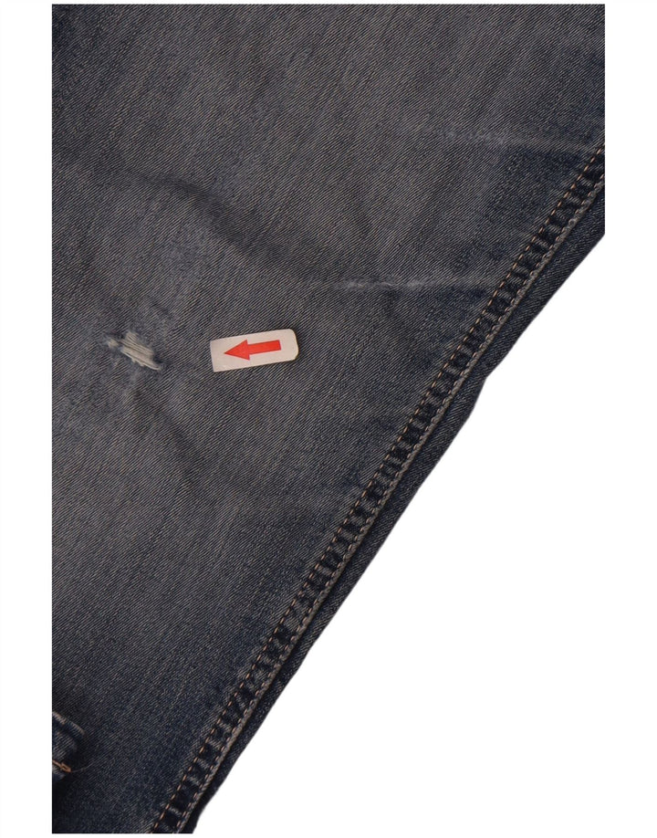 Marks & Spencer Damskie jeansy slim W32 L30 Niebieskie bawełniane