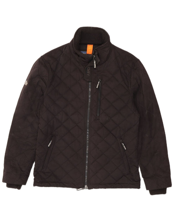 Męska pikowana kurtka Superdry The Windhiker UK 42 XL, czarny poliester