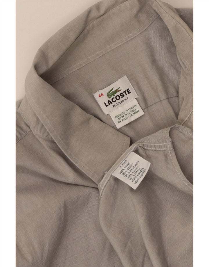 Koszula męska Lacoste o regularnym kroju, rozmiar 44 XL, szara, bawełniana