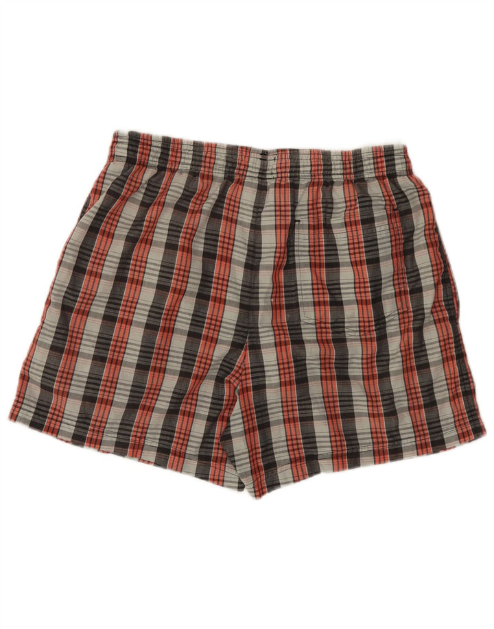 Męskie spodenki sportowe Adidas, średnie, wielokolorowe, poliestrowe w kratkę