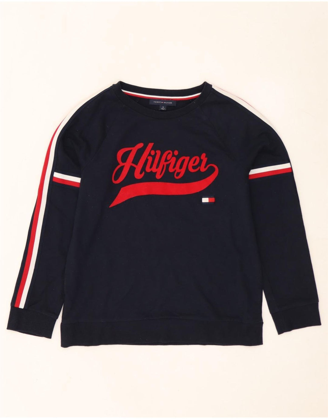 Damska bluza z grafiką Tommy Hilfiger UK 14, średni granat
