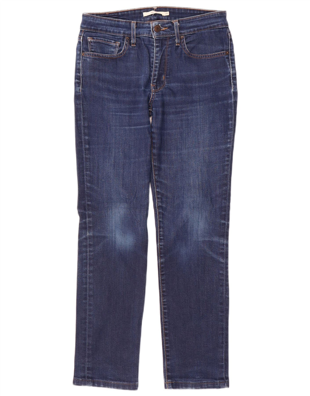 Damskie jeansy Levi's 712 Slim W27 L27 Niebieskie bawełniane