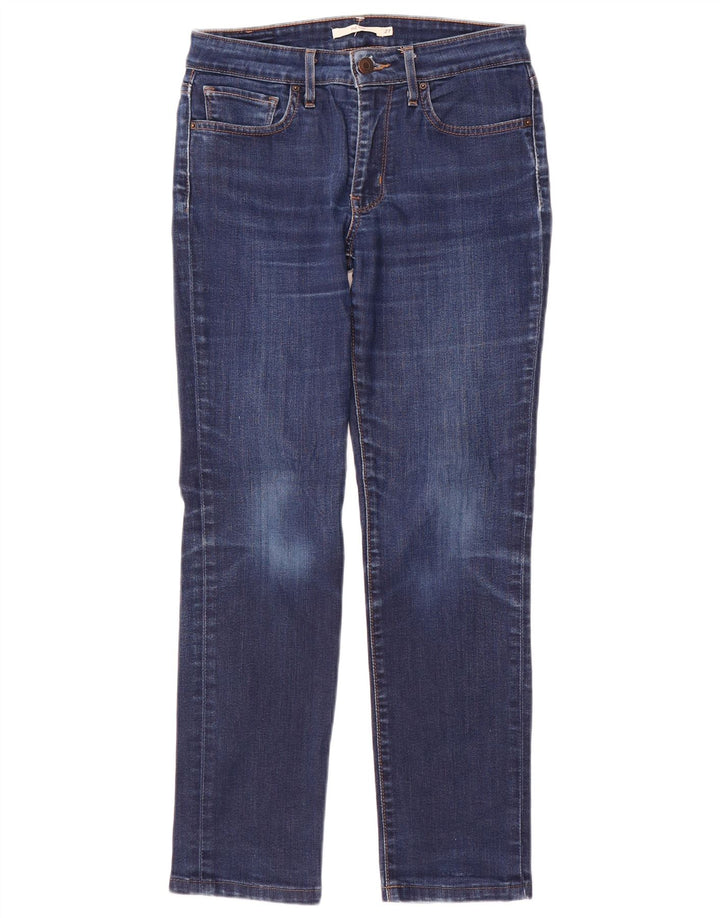Damskie jeansy Levi's 712 Slim W27 L27 Niebieskie bawełniane
