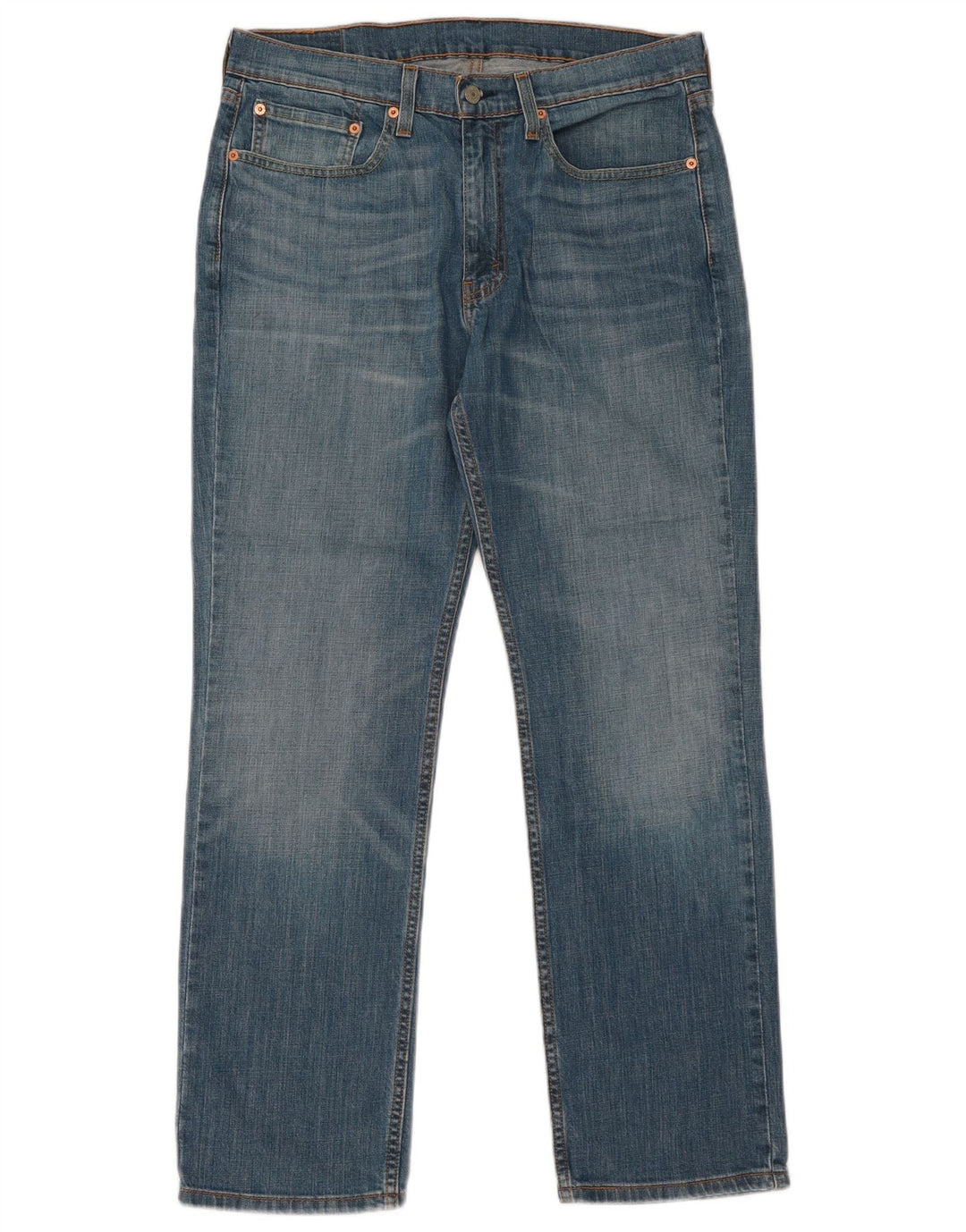 Męskie jeansy Levi's 514 Straight W34 L30 Niebieskie bawełniane