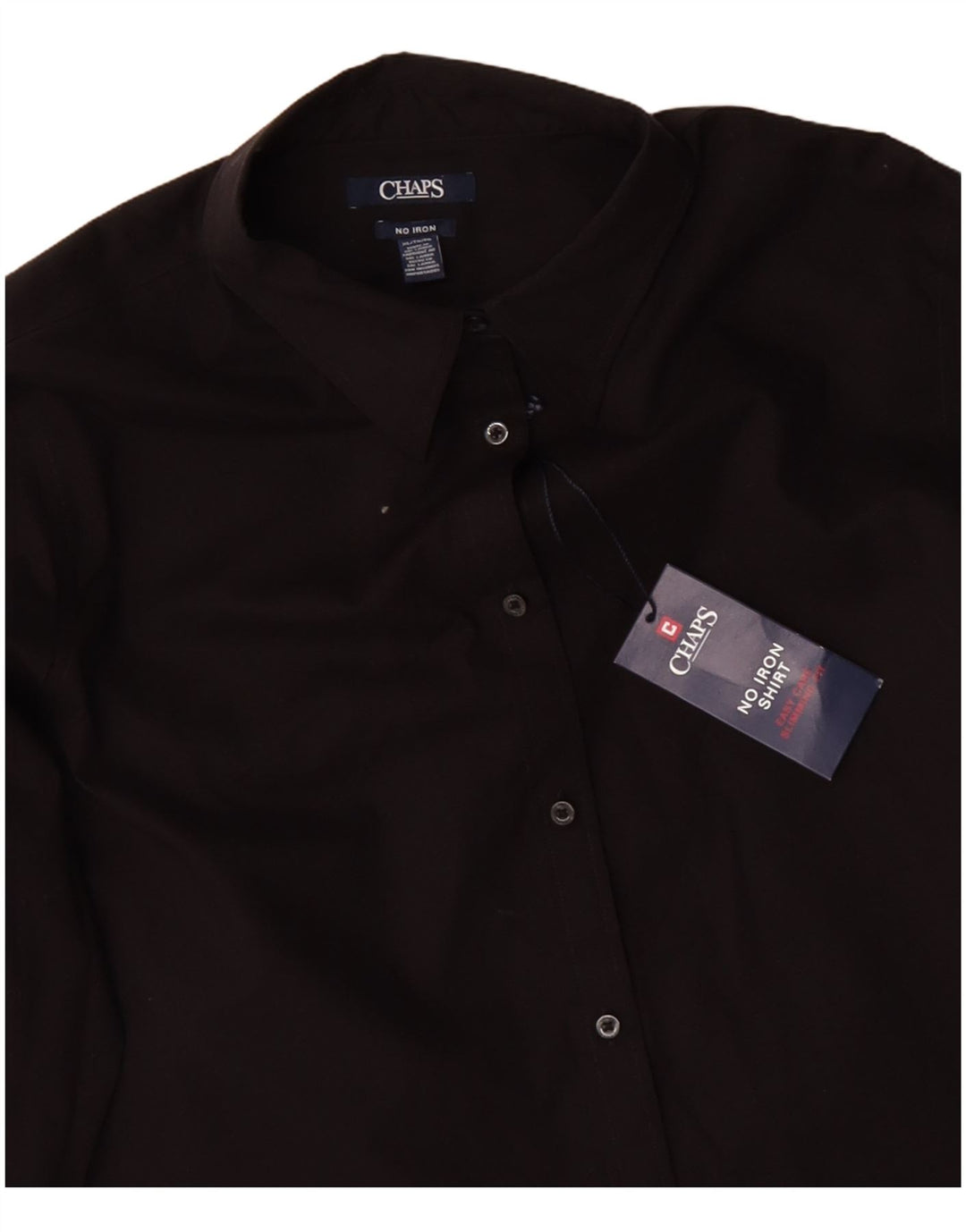 Koszula damska CHAPS Easy Care Slim Fit UK 18 XL, czarna bawełna