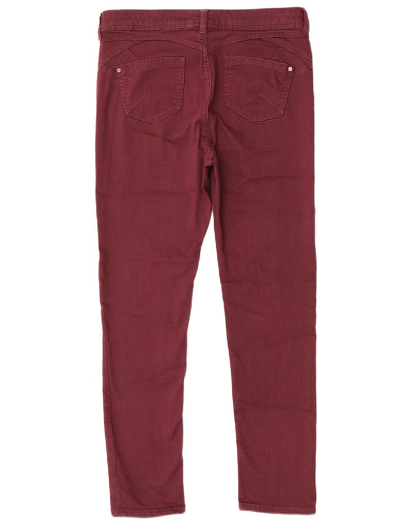 Marks & Spencer Damskie Per Una Jegging Jeansy UK 14 Duże W32 L29 Burgundowe