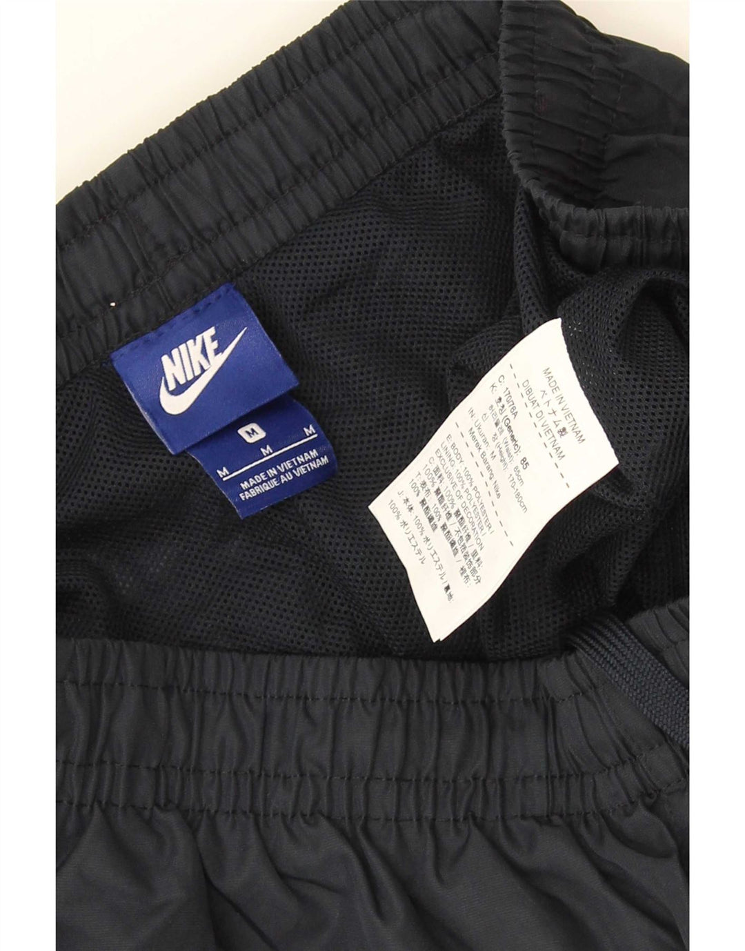 Męskie spodnie dresowe Nike, średni czarny poliester