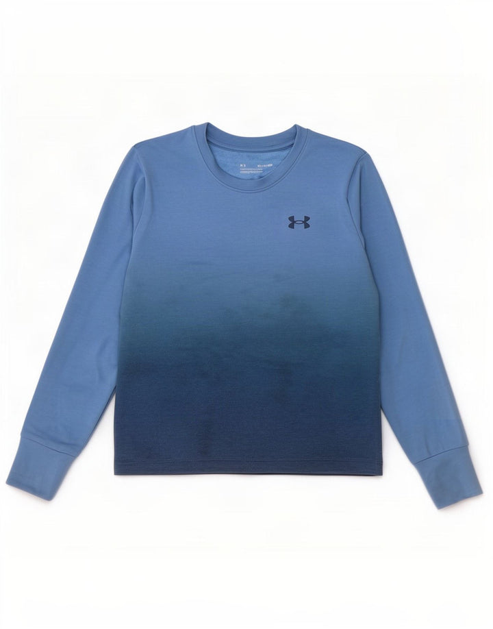 Under Armour Męski top z długim rękawem XS, niebieski, poliestrowy
