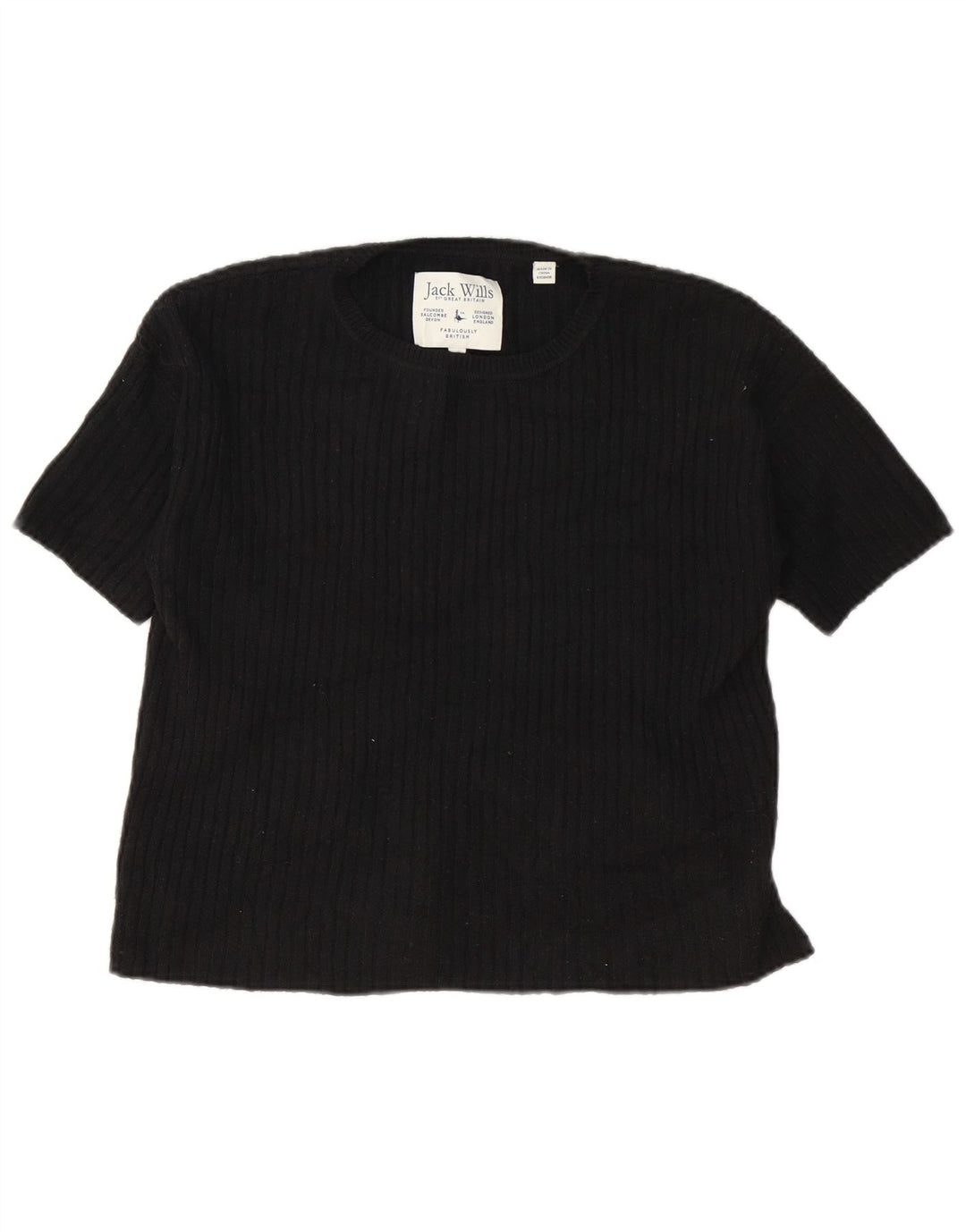 Bluzka damska Jack Wills Top UK 8, mały, czarny poliester