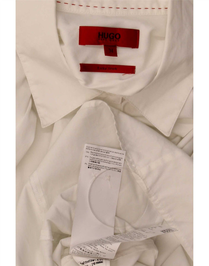 Koszula damska Hugo Boss EU 34 XS Biała bawełna
