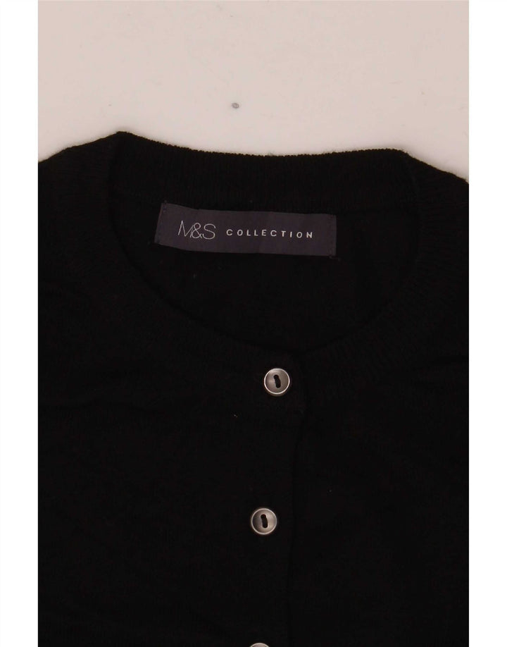 Marks & Spencer Damski sweter bolerko UK 12, średni czarny