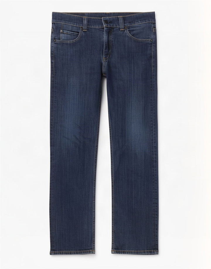 Męskie jeansy Levi's 506 Straight W32 L32 Niebieskie bawełniane