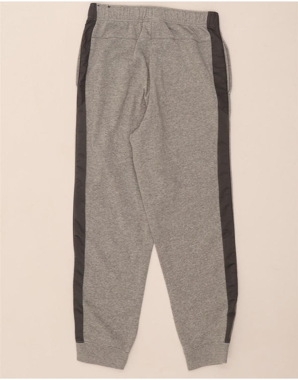 Chłopięce spodnie dresowe Nike, 13-14 lat, XL, szara, bawełniana z blokami kolorów