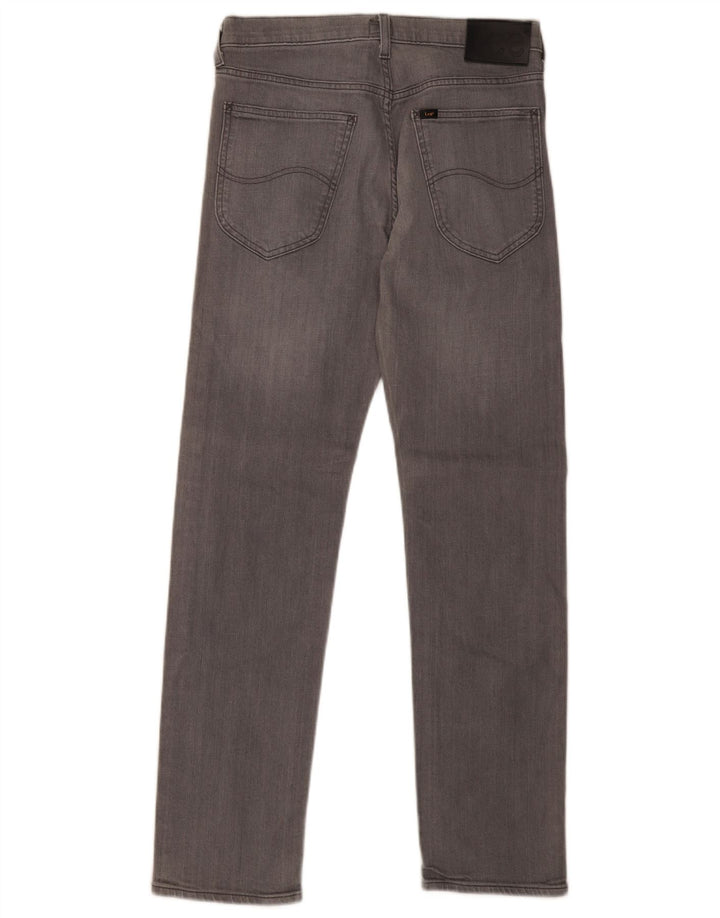 Męskie jeansy Lee Daren Straight W31 L32, szare, bawełniane