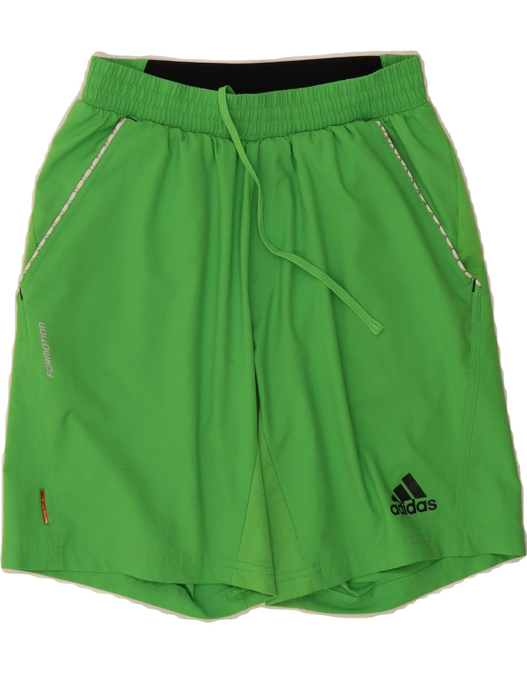 ADIDAS Womens Sport Shorts UK 14 Large  Green Polyester Vintage Adidas and Second-Hand Adidas from Messina Hembry 