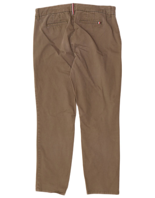 Damskie spodnie chino Regular Tommy Hilfiger US 10 Large W32 L27 Khaki