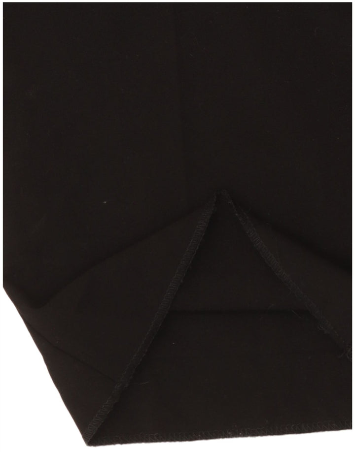 ST. BERNARD Damskie proste spodnie codzienne z wysokim stanem W28 L35 Czarne